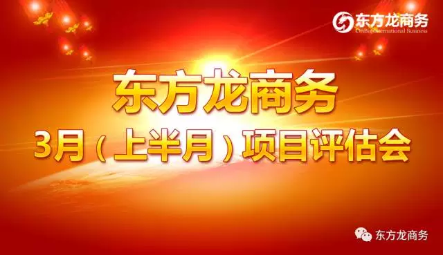 東方龍商務舉行三月上半月投資選址項目評估會，安排美資項目對接工作