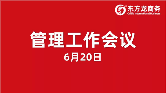 東方龍商務集團舉行管理工作會議，打造卓越委托招商職業經理人，適應集團擬上市管理要求！