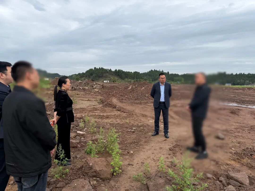 投資額10億！上市公司新材料生產擴建投資選址項目方實地考察四川某地方政府